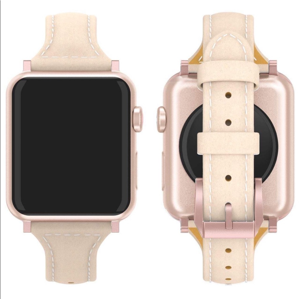 Apple Watch 3 Beige Buckle Band 38 MM